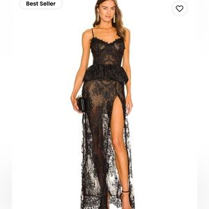 V. Chapman Ophelia Dress in Black